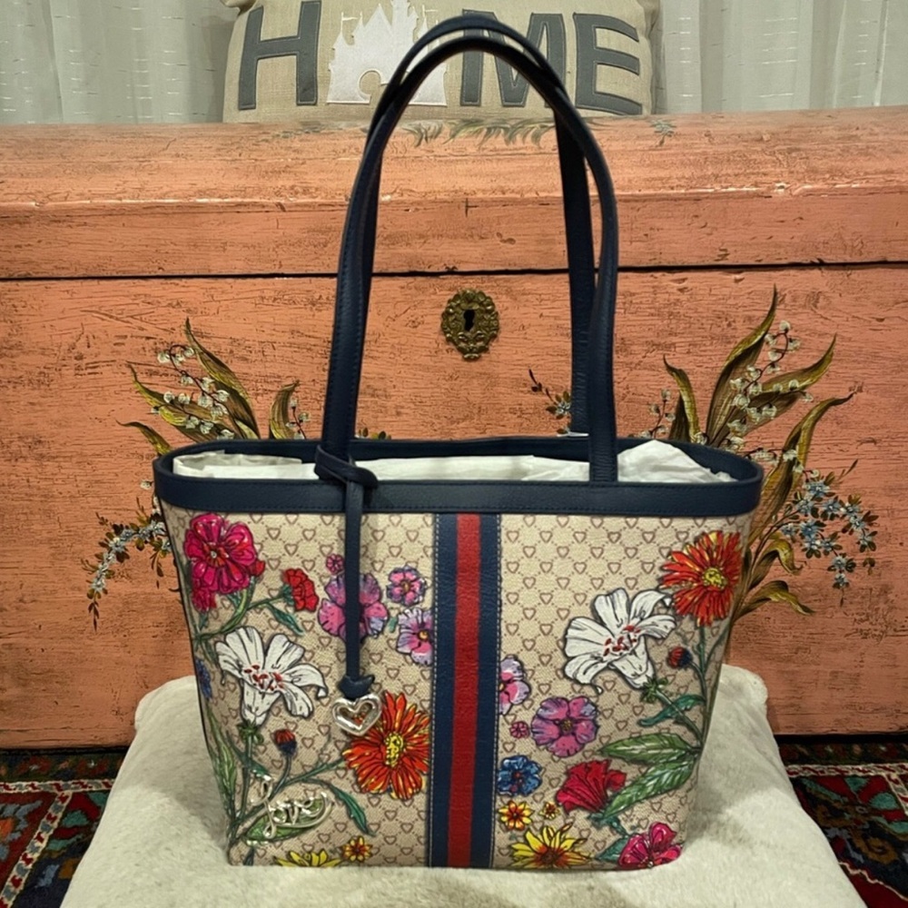 Brighton Field Of Love Limited Edition/Collector’s Item Large Tote - Picture 6 of 17